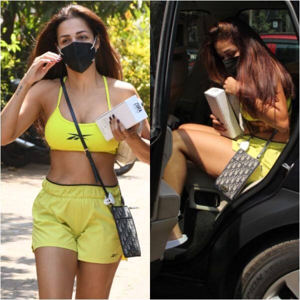 Malaika Arora बिना टीशर्ट जिम से निकली बाहर, फिटनेस देखकर हिल जाएंगे आप!