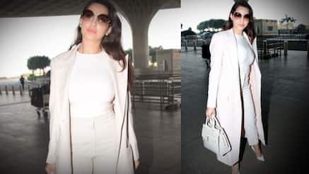 Nora Fatehi's Winter Airport Style Is Gorgeous With Her Rs 4 Lakh