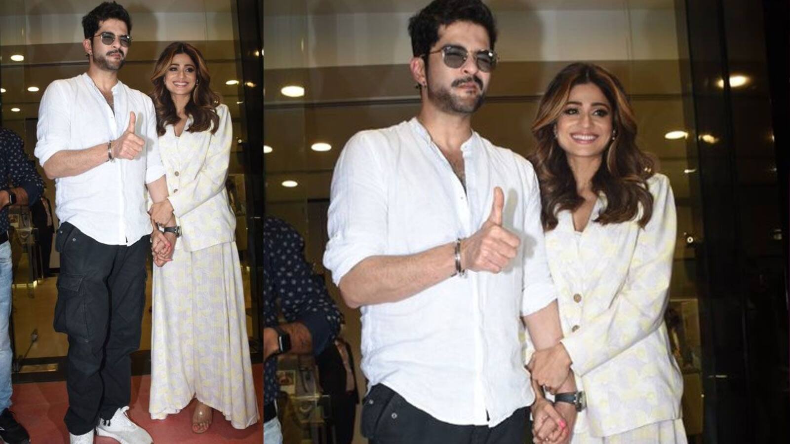 Shamita Shetty and Raqesh Bapat paint the town red with their strong bond!