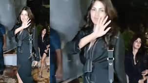 Rhea Chakraborty looks chic at Farhan Akhtar-Shibani Dandekar's wedding party; flaunts a bag from Louis Vuitton worth over USD 2000