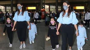 Shahid Kapoor's wife Mira Rajput snapped with kids Misha and Zain Kapoor at airport; fans cannot believe how much they have grown [VIDEO]