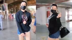 Pushpa actress Rashmika Mandanna slays in oversized sweatshirt and denim shorts; ‘Teri Jhalak Asharfi,’ go fans – watch