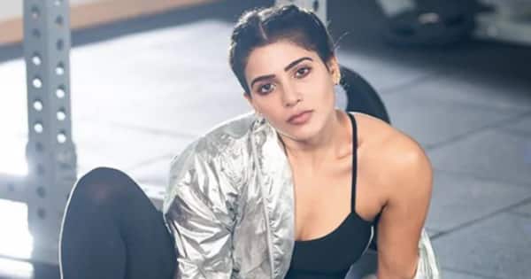 Pushpa star Samantha Ruth Prabhu has the coolest company as she sweats it out in the gym; Guess who?