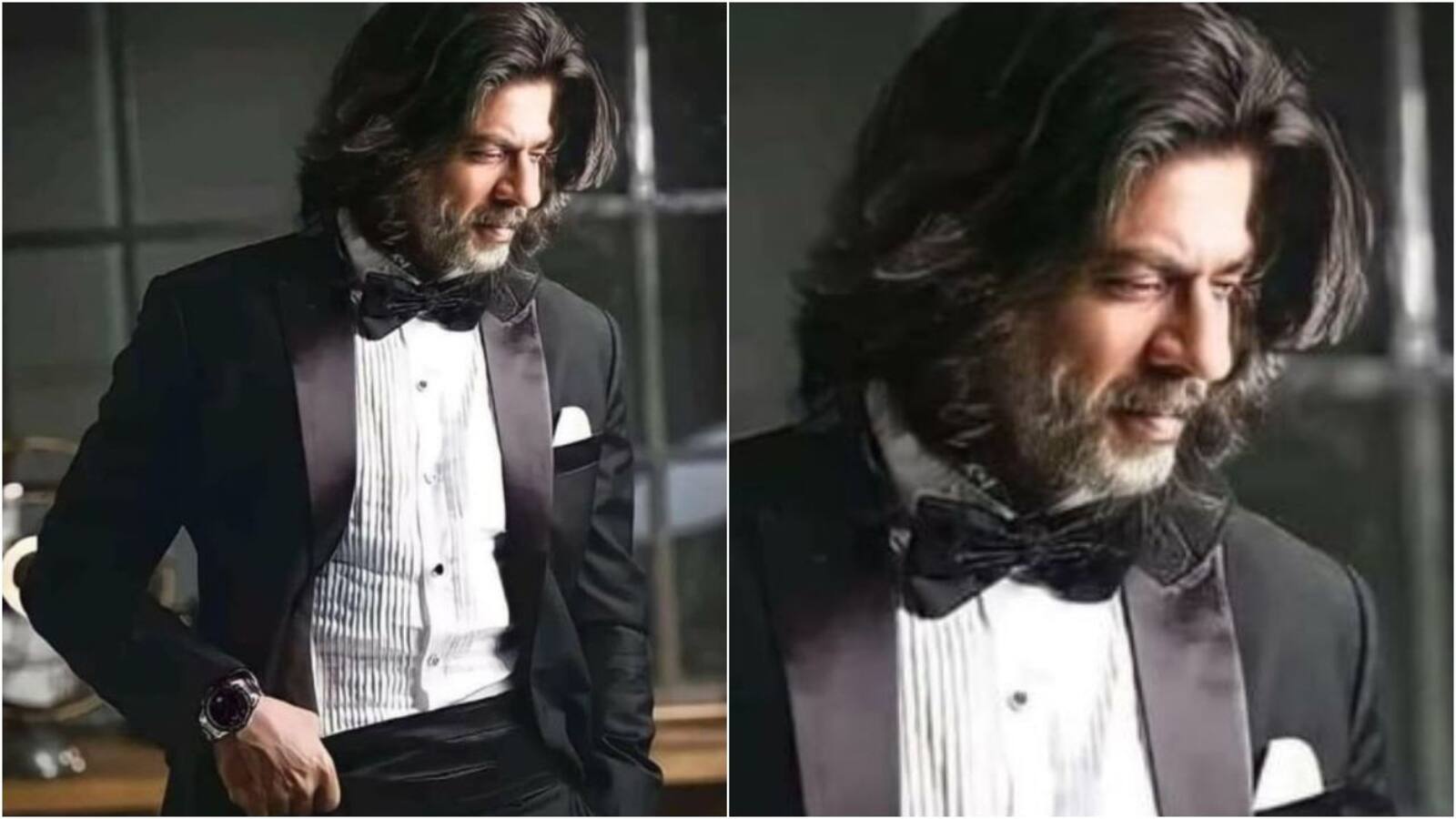 Shah Rukh Khan looks dapper in long hair and salt-pepper beard in this VIRAL pic but is it an original photo? Here's the truth