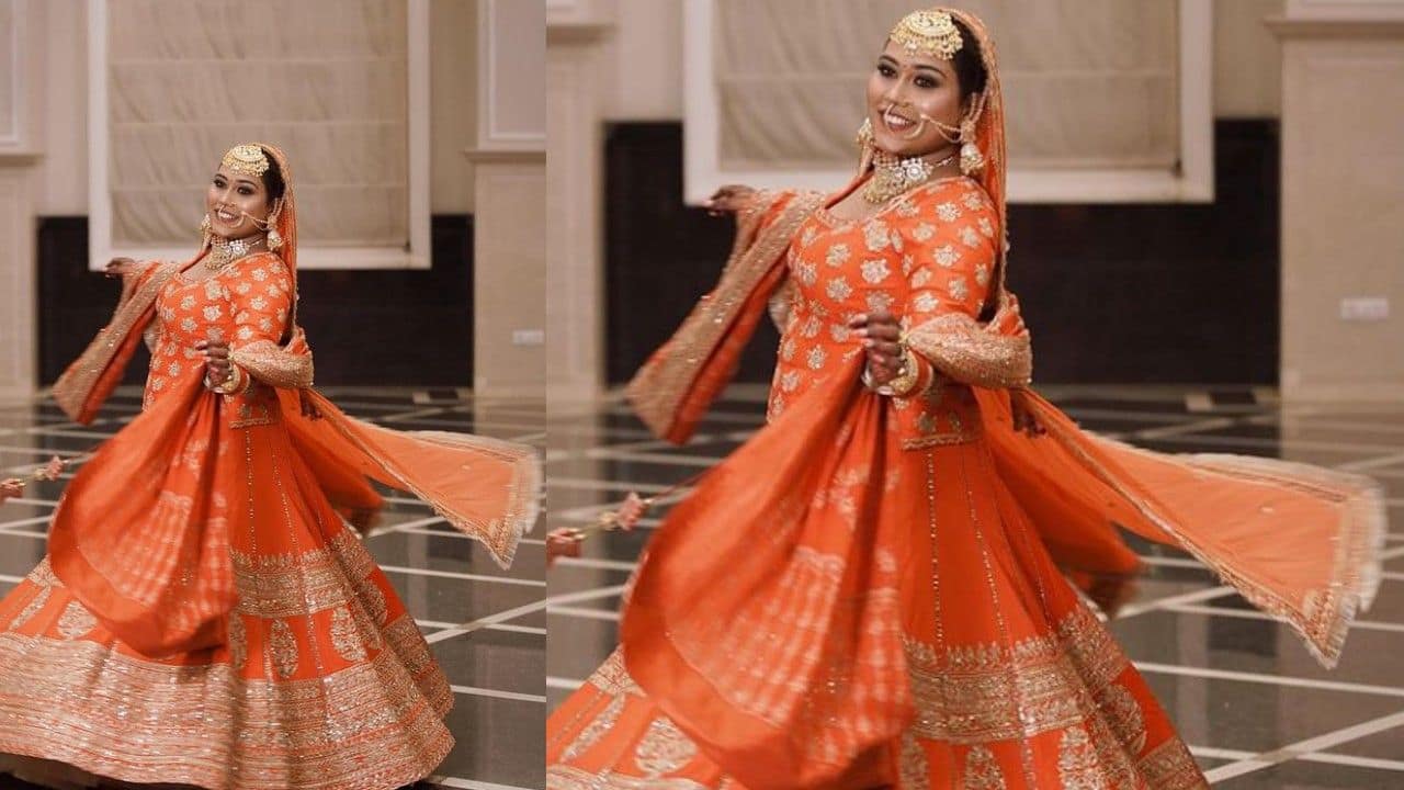 दुल्हन के जोड़े में खूबसूरत लगीं अफसाना खान