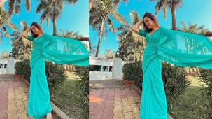 Ankita Lokhande recreates Sridevi's iconic blue-saree look from Mr. India and we can't help but croon 'Kate Nahin Kat Te' – view pics