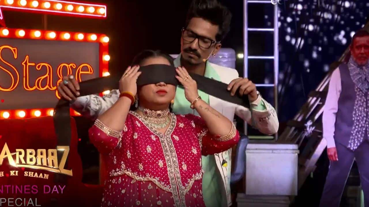 भारती सिंह की आंख पर हर्ष लिम्बाचिया ने बांध दी थी पट्टी