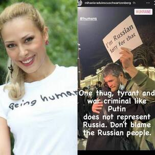 Salman khan की 'गर्लफ्रेंड'  Iulia Vantur ने किया यूक्रेन का स्पोर्ट, Vladimir Putin को लेकर बोली ये बात