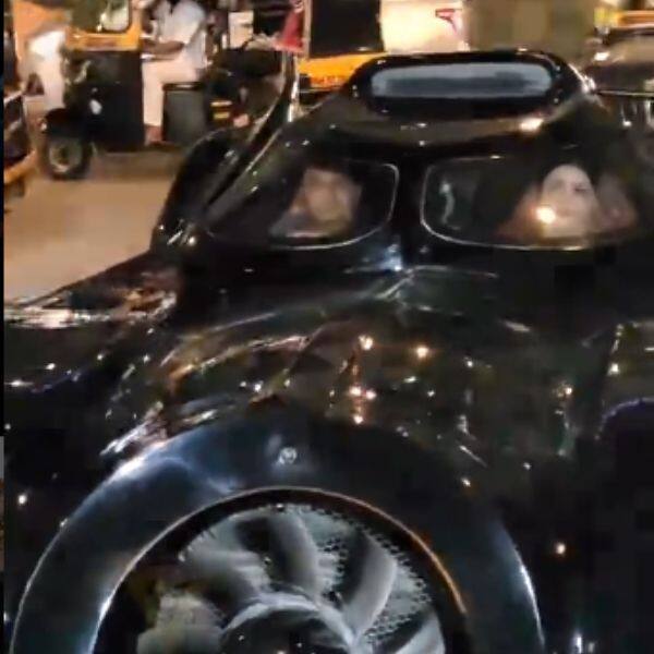 Baaghi director Ahmed Khan arrives in Batmobile to watch Batman; ‘Kya