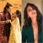 Jubin Nautiyal gets down on his knees to exchange rings with Nikita Dutta; Kabir Singh actress wears a blazer with nothing underneath – view pics