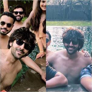 Kartik Aaryan visits Goa with his college friends; fans go gaga over his shirtless pictures, say, 'You look sexyyyyy'