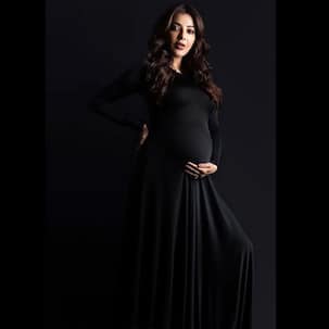 Kajal Aggarwal's black and white pregnancy photoshoot proves that she is a gorgeous mom-to-be [VIEW PICS]
