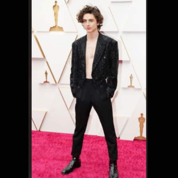 Timothee Chalamet at Oscars 2022