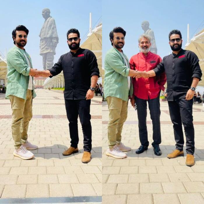 RRR unity at Statue of Unity