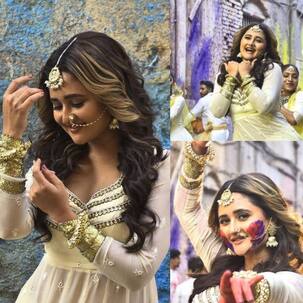 Rashami Desai ने झूमकर मनाया होली का त्योहार, Naagin एक्ट्रेस पर खूब चढ़ा जश्न का रंग- देखें Photos