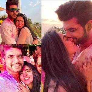 Holi Pics: Tejasswi Prakash ने सबसे पहले Karan Kundrra पर बरसाया प्यार का रंग, सबके सामने हुए रोमांटिक