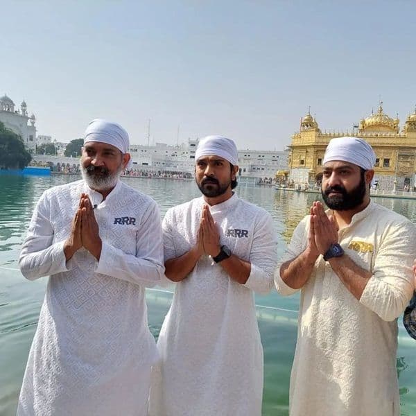 RRR team at The Golden Temple