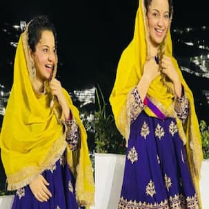 Kangana Ranaut looks like a Patakha kudi as she celebrates her 35th birthday at Vaishno Devi - view pics