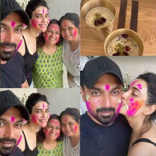 Karishma Tanna Holi Pics: TV की 'नागिन' पर चढ़ा पति के प्यार का रंग, ससुराल में मग्न होकर मनाई पहली होली