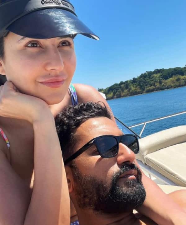 Katrina Kaif and Vicky Kaushal pose as they chill on their vacation