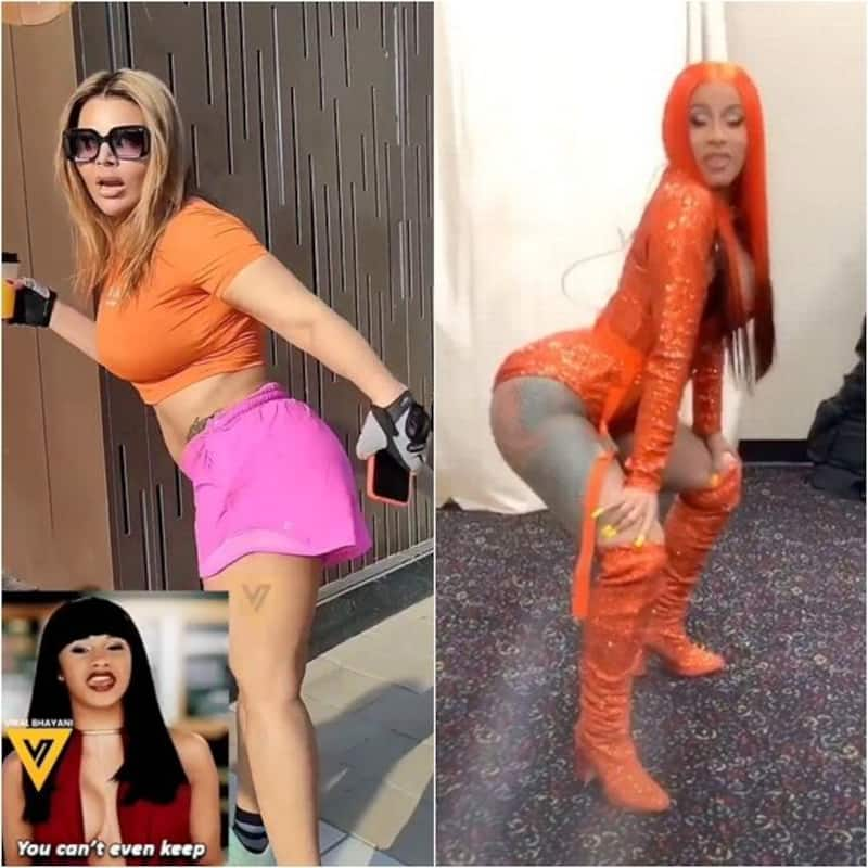 Rakhi Sawant mocks Cardi B and her twerking skills; netizens troll her, 'Tu kya karti hain bandariya' – watch