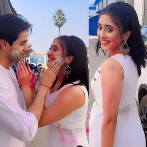 Shivangi Joshi और Randeep Rai ने एक-दूजे के गालों पर प्यार से लगाया गुलाल, झूमकर मनाई Holi- देखें Video