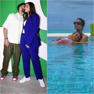 Trending Entertainment News Today: Sonam Kapoor steps out with Anand Ahuja post pregnancy announcement, Aishwarya Rai Bachchan enjoys pool time with Aaradhya Bachchan and more