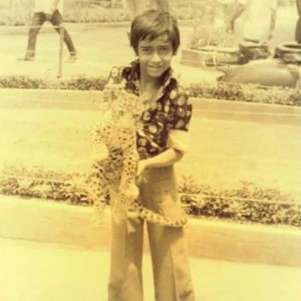 Little Ajay Devgn wanders off with a tiger cub