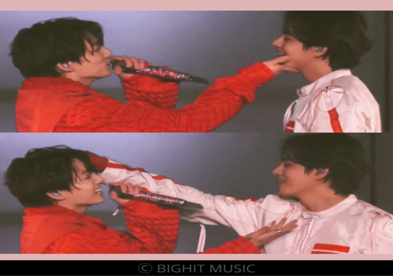 BTS concert: Jungkook shares Cinderalla moment with V, forgets