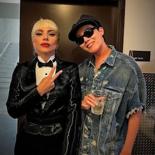 BTS: J-Hope attends Lady Gaga's show; shares backstage photos with the singer and calls her 'my queen forever'