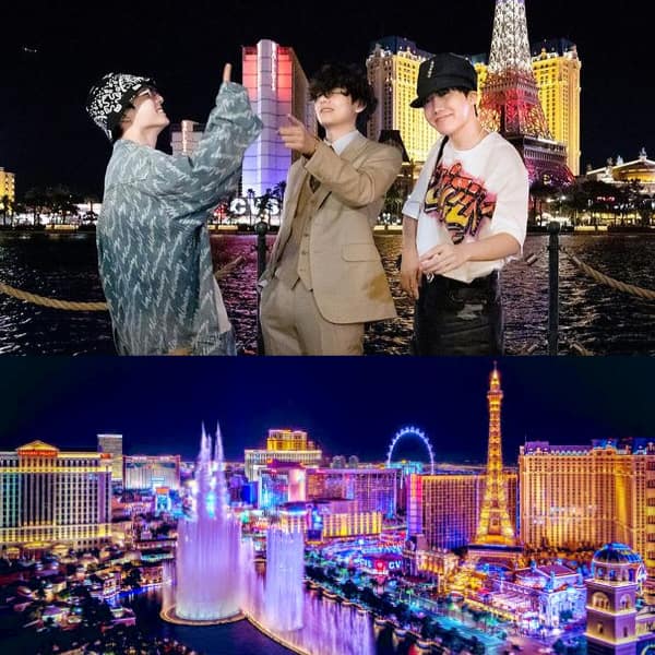 BTS: Taehyung, Jungkook and J-Hope tour Las Vegas as it turns purple ahead  of their concert – view breathtaking pics