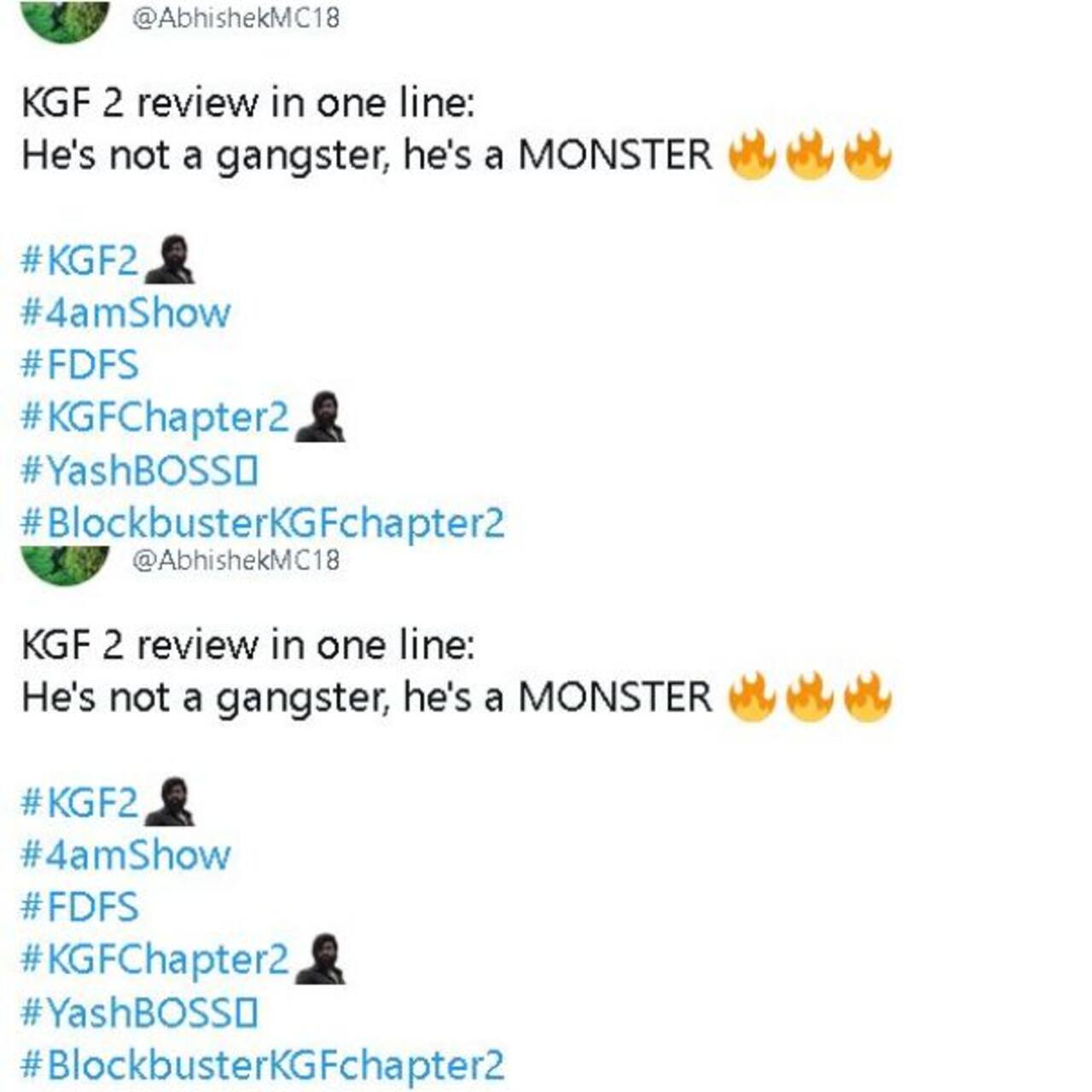 KGF Chapter 2 – Monster