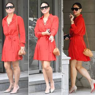 मां बबिता कपूर के बर्थडे में शॉर्ट ड्रेस में पहुंचीं Kareena Kapoor Khan, टोंड लेग्स देख फैंस का मचला दिल