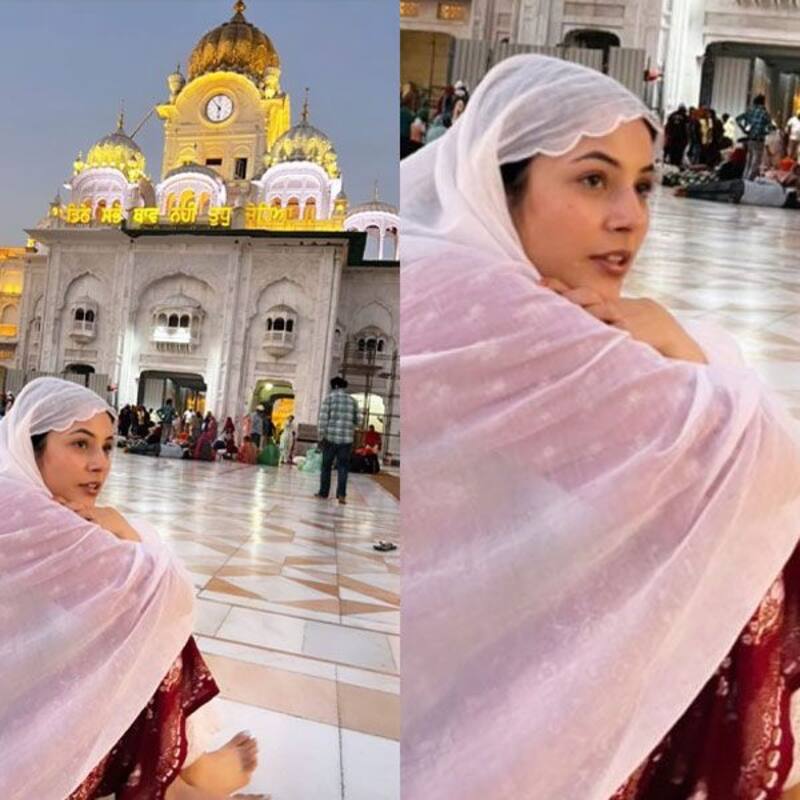Shehnaaz Gill seeks blessings at The Golden Temple after fun Gidda time with family; SidNaaz fans shower love