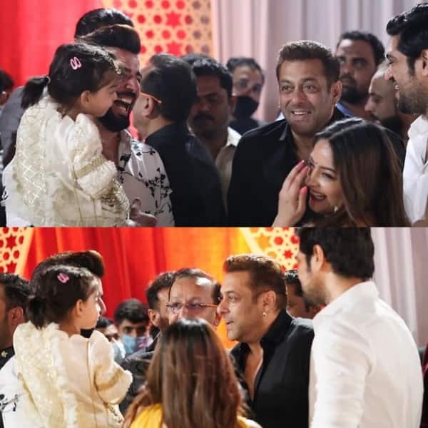 TV News Salman Khan's candid moment with Jay-Mahhi's daughter
