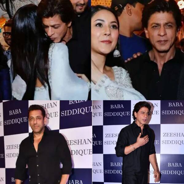 Shehnaaz Gill met Shah Rukh Khan-Salman Khan at Baba Siddique's Iftar Party