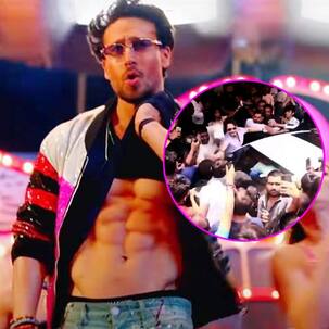 Heropanti 2: Tiger Shroff mobbed at Whistle Baja 2.0 song launch; fan refuses to leave his hand – Watch Video