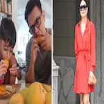 Trending celeb pics of the day: Kareena Kapoor Khan slays in red with Jeh; Aamir Khan, Azad relish mangoes and more