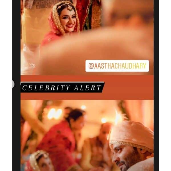 Aastha Chaudhary-Aditya Banerjee's wedding saw some TV crowd