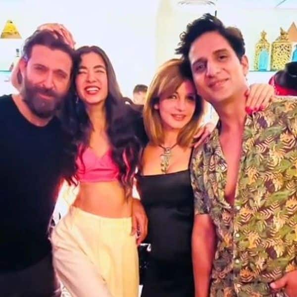Hrithik and Saba party together with Sussanne Khan and Arslan Goni