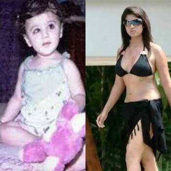 actress nayanthara childhood photos