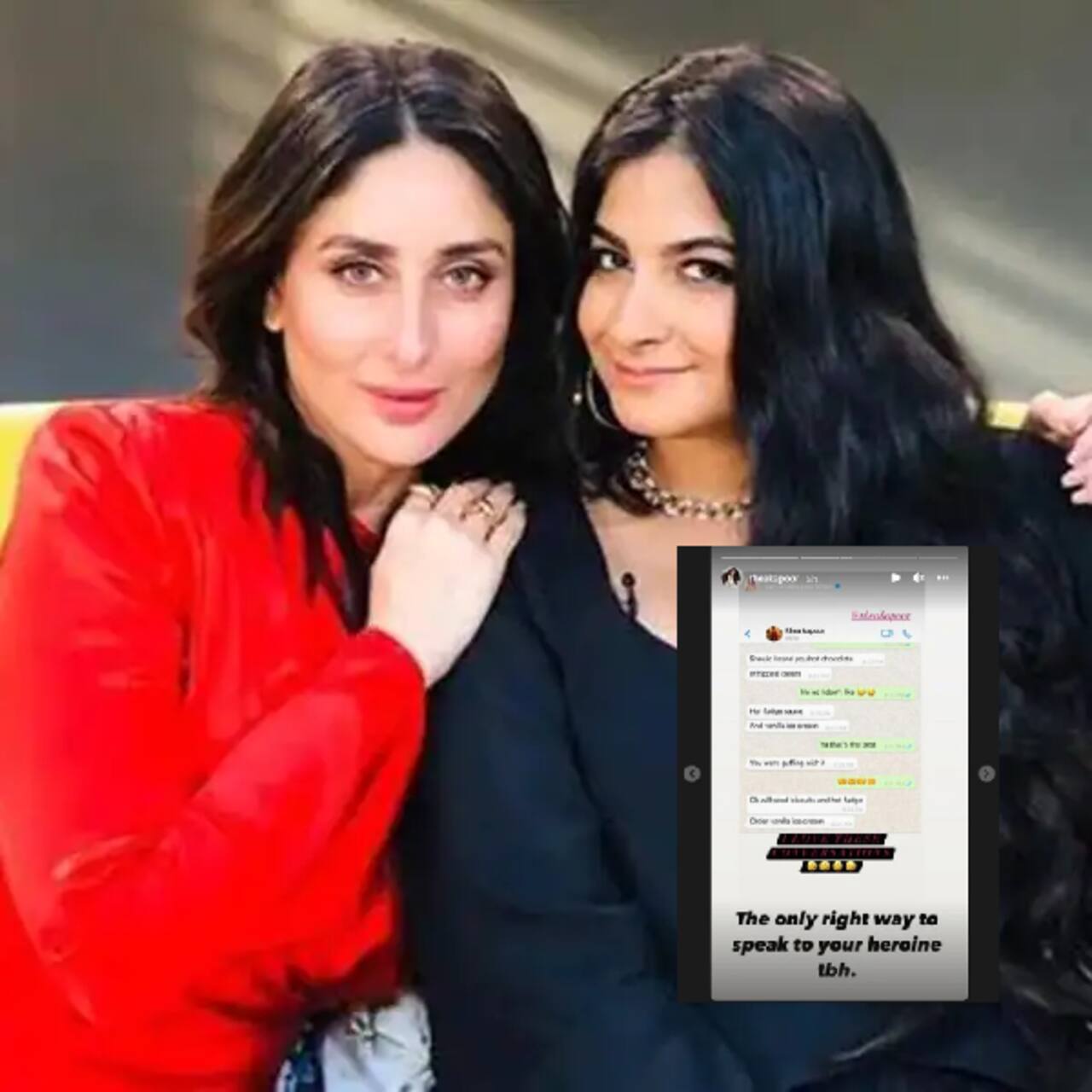 Rhea Kapoor and Kareena Kapoor Khan's WhatsApp chats
