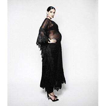 Pregnant Bollywood star Sonam Kapoor slays royal look in new maternity  photoshoot