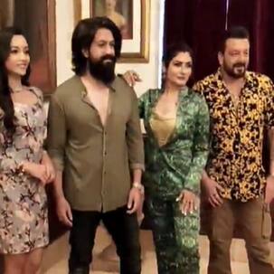 KGF Chapter 2: Raveena Tandon, Sanjay Dutt step aside to let Yash and Srinidhi Shetty shine in the limelight - Watch Video
