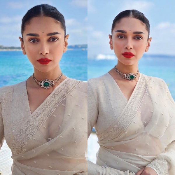 Close ups of Aditi from Cannes 2022