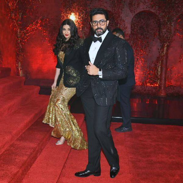 Karan Johar's 50th Birthday Bash: Aishwarya Rai Bachchan And Abhishek ...