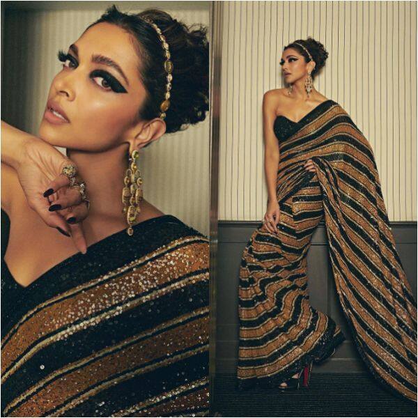 Deepika Padukone looks stunning in a saree at Cannes 2022