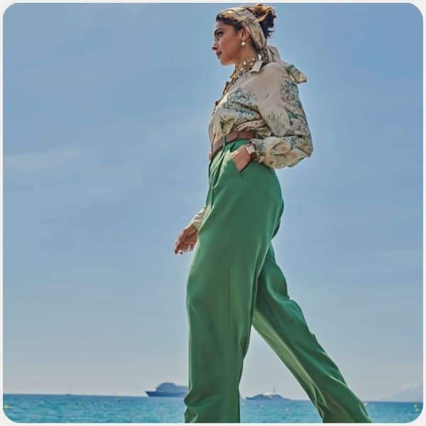 Deepika Padukone proudly  flaunts Sabyasachi's outfits at Cannes
