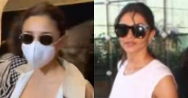 Alia Bhatt a été royalement accusée d’avoir copié le regard de Deepika Padukone sur l’aéroport ;  les internautes disent : « C’est très évident » [WATCH VIDEO]