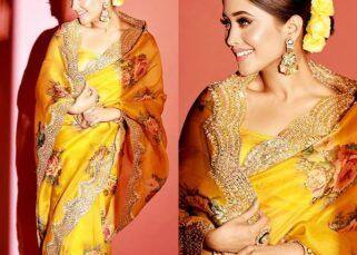 Khatron Ke Khiladi 12: Shivangi Joshi's traditional photoshoot in a vintage yellow saree will remind you of Indian royalty [VIEW PICS]